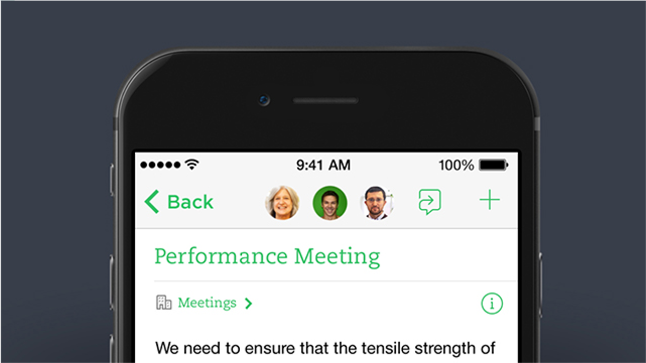 Evernoteにチャット機能が追加　コラボ作業と…