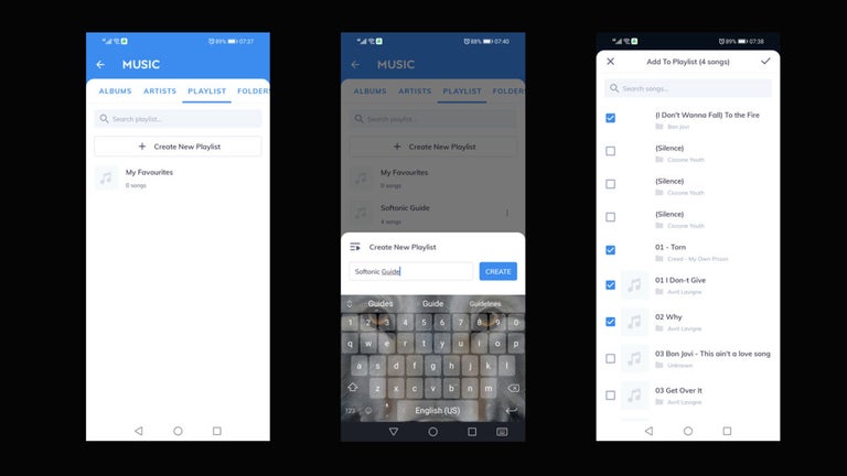 How to create lists on MX…