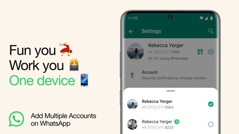 WhatsApp will be updated to allow us to have two accounts: having two phones is no longer necessary