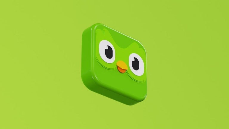 Melting Duolingo app icon…