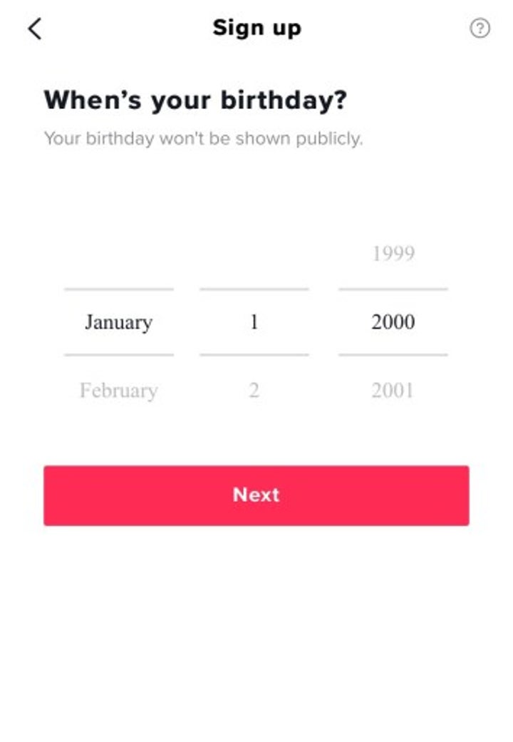 Tiktok change age